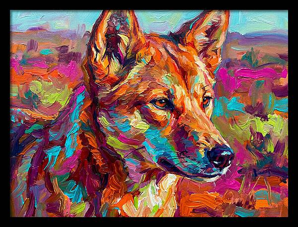 Dingo In Vibrant Colors