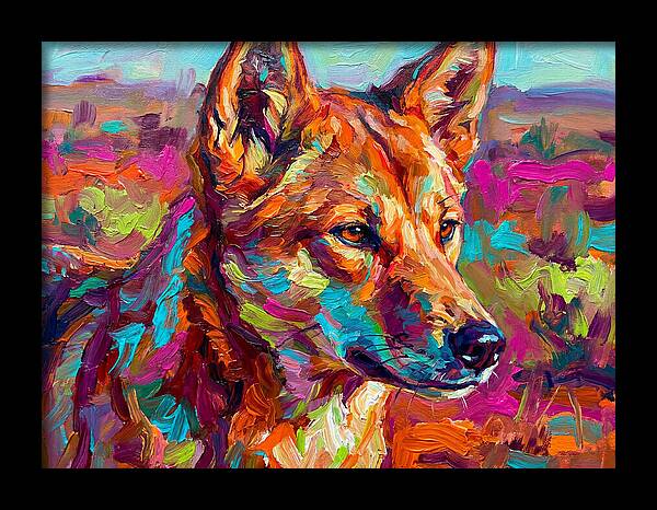Dingo In Vibrant Colors