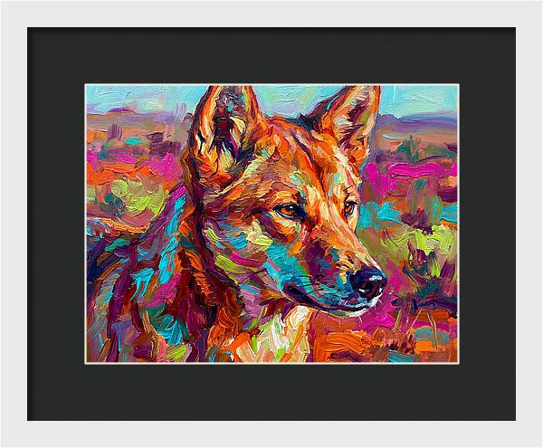 Dingo In Vibrant Colors