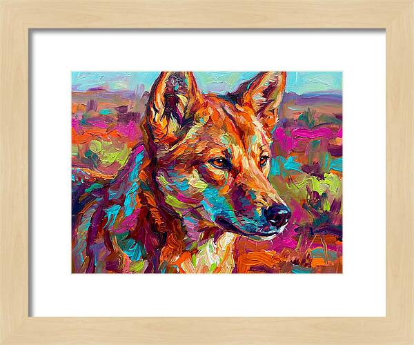 Dingo In Vibrant Colors