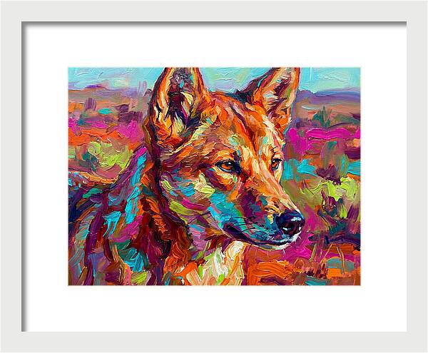 Dingo In Vibrant Colors