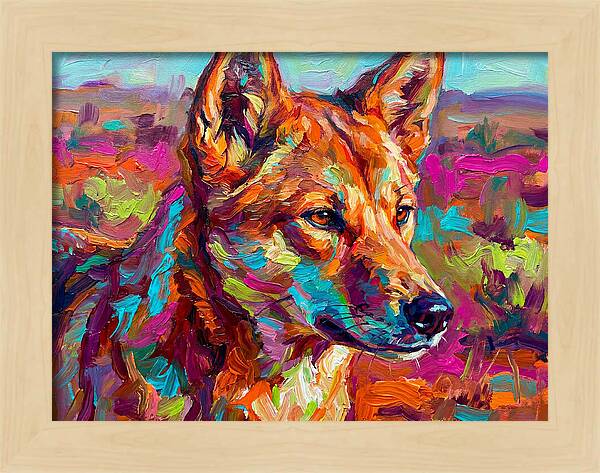 Dingo In Vibrant Colors