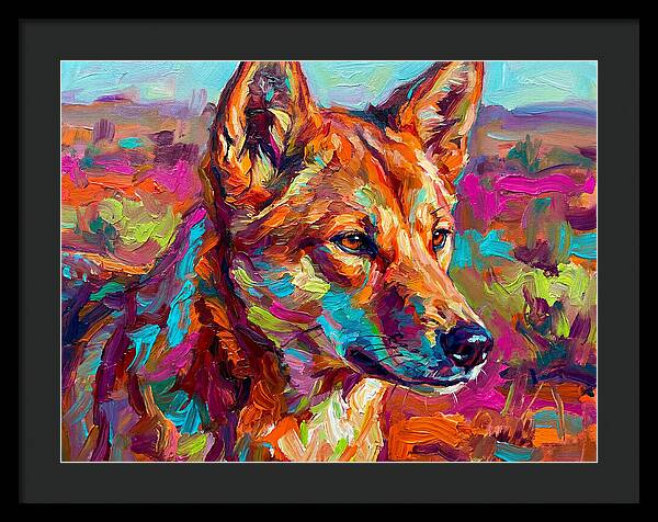 Dingo In Vibrant Colors