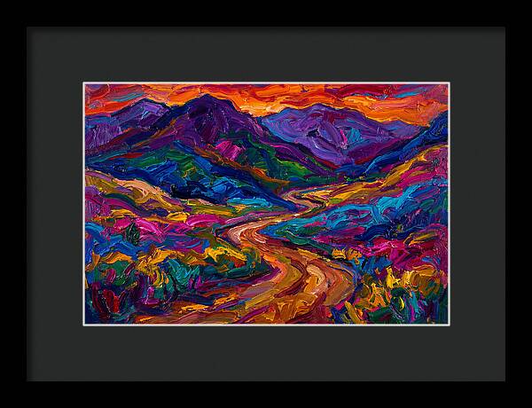 Dirt Road Through Vibrant Landscape