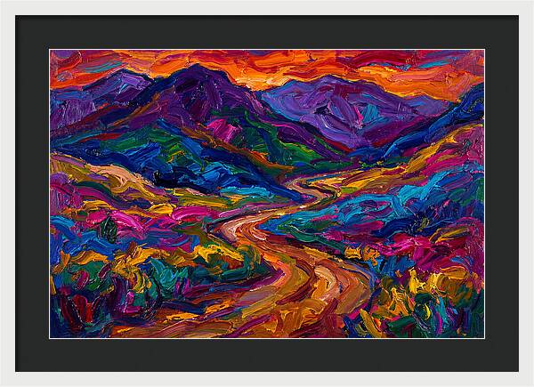 Dirt Road Through Vibrant Landscape