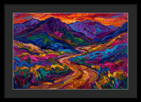 Dirt Road Through Vibrant Landscape