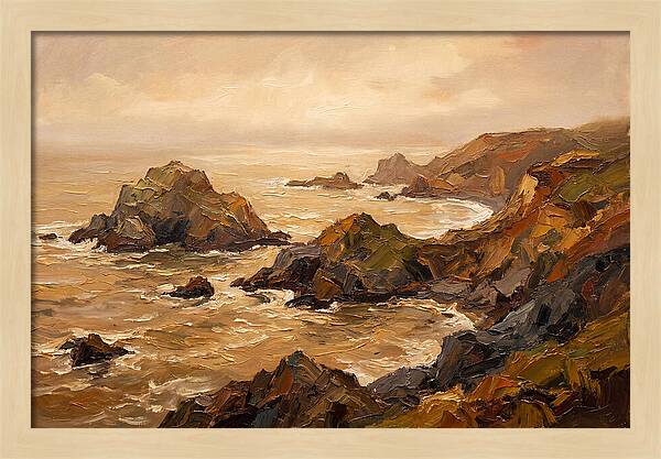 Discordant Coastline Serenity