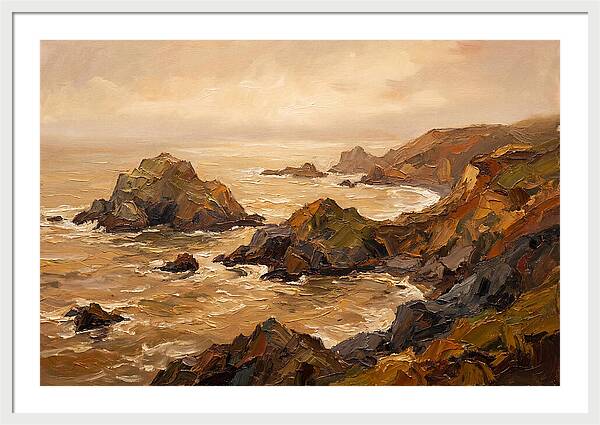 Discordant Coastline Serenity