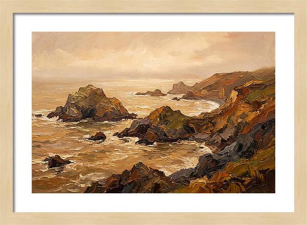 Discordant Coastline Serenity