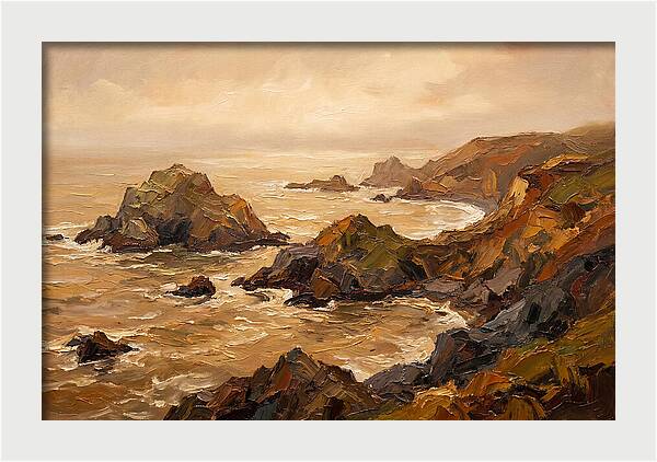 Discordant Coastline Serenity