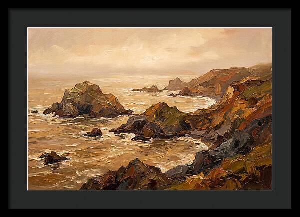 Discordant Coastline Serenity