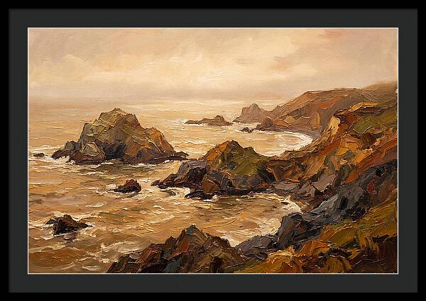 Discordant Coastline Serenity