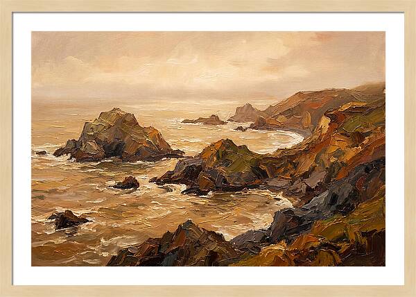 Discordant Coastline Serenity