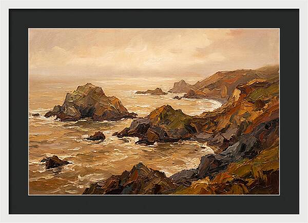Discordant Coastline Serenity
