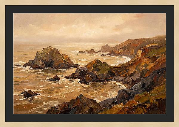 Discordant Coastline Serenity