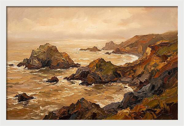 Discordant Coastline Serenity