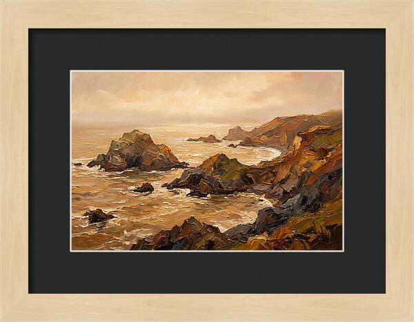 Discordant Coastline Serenity