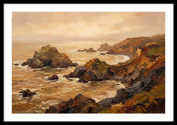 Discordant Coastline Serenity