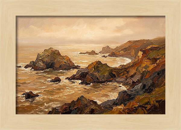 Discordant Coastline Serenity