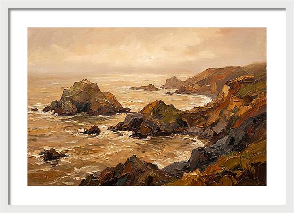 Discordant Coastline Serenity