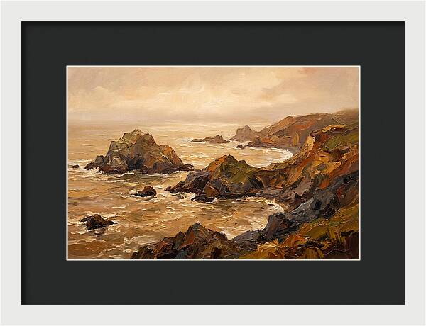Discordant Coastline Serenity