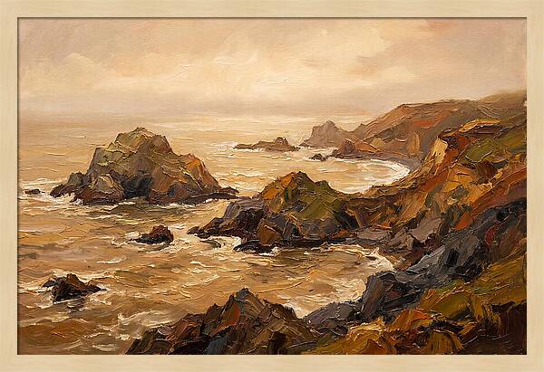 Discordant Coastline Serenity