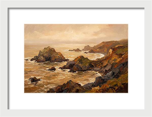 Discordant Coastline Serenity