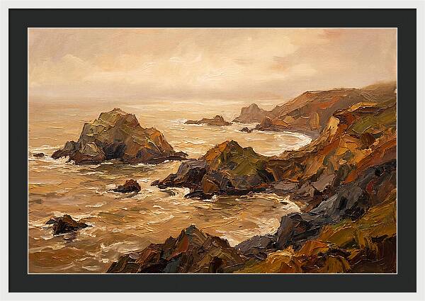 Discordant Coastline Serenity