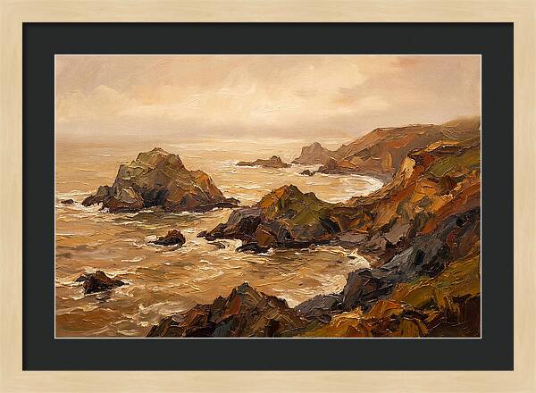 Discordant Coastline Serenity