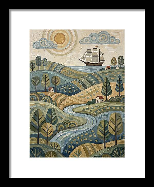 Discovery Landscape With Ship