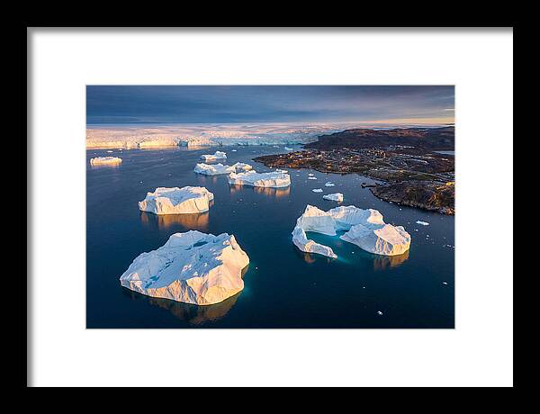 Disko Bay From Above