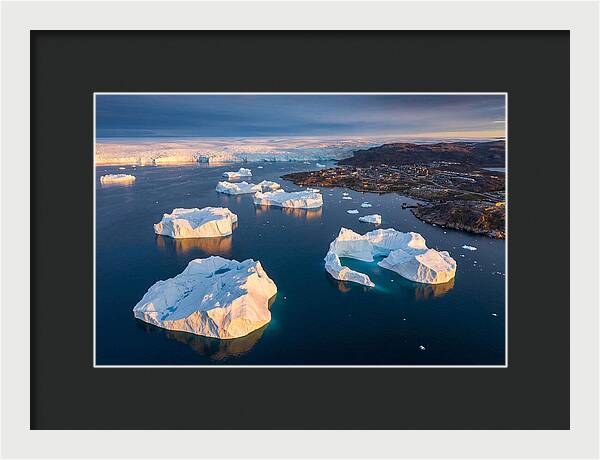 Disko Bay From Above