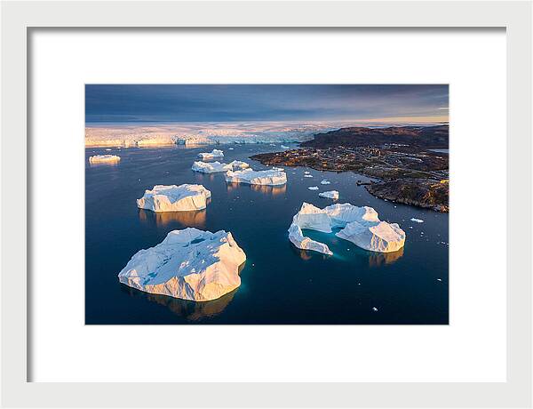 Disko Bay From Above