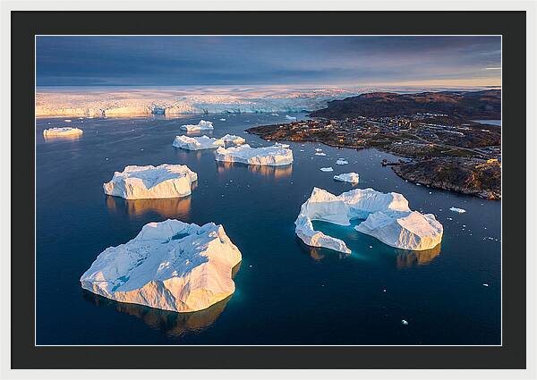 Disko Bay From Above