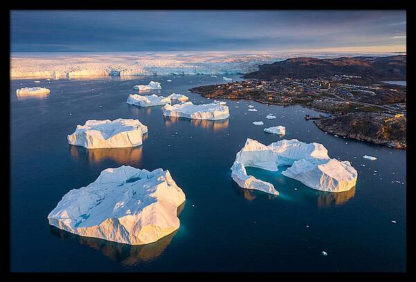 Disko Bay From Above