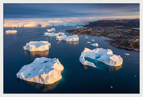 Disko Bay From Above