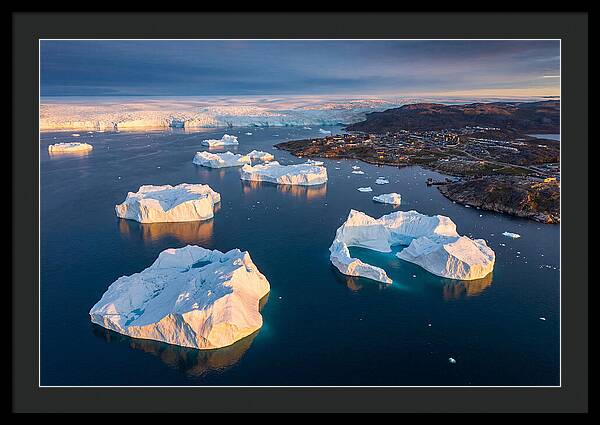Disko Bay From Above
