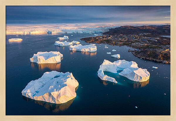 Disko Bay From Above
