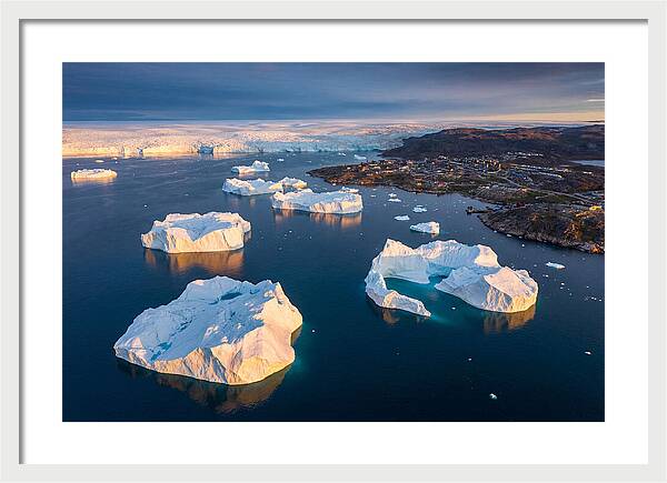 Disko Bay From Above