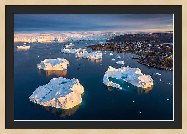 Disko Bay From Above