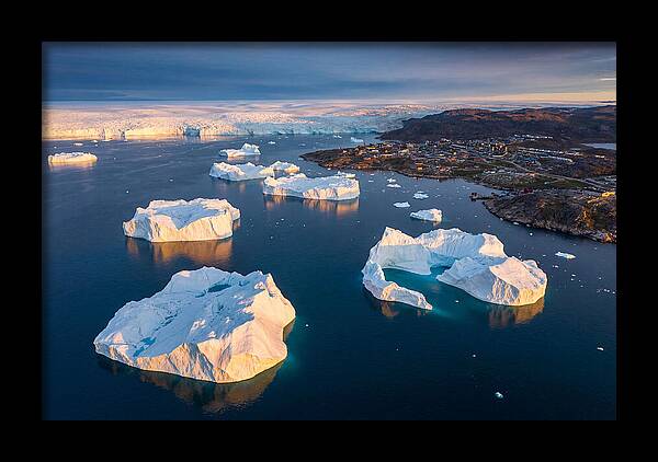 Disko Bay From Above