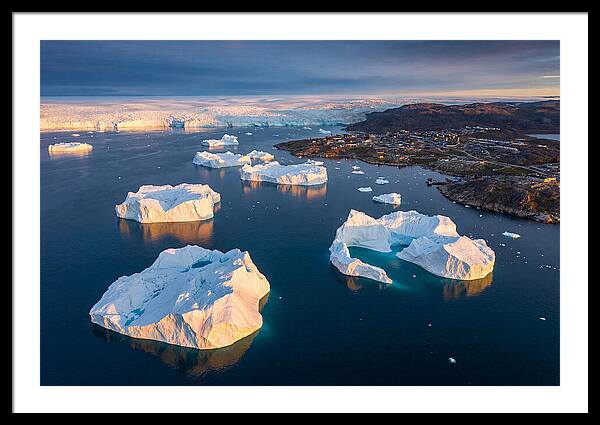 Disko Bay From Above