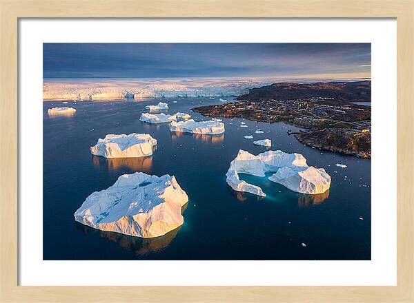 Disko Bay From Above