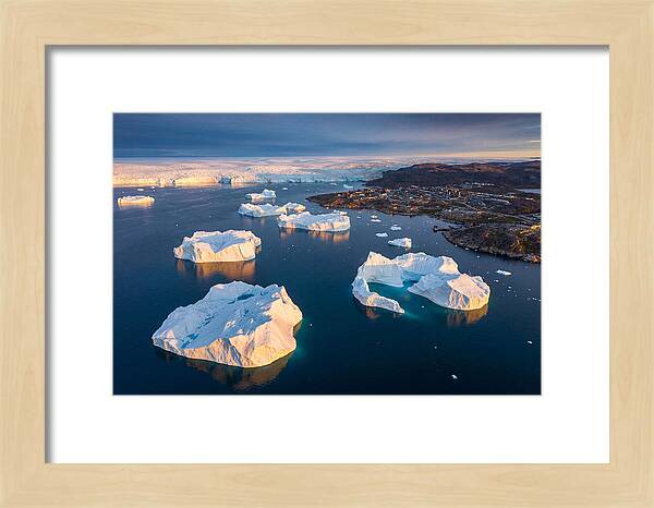 Disko Bay From Above