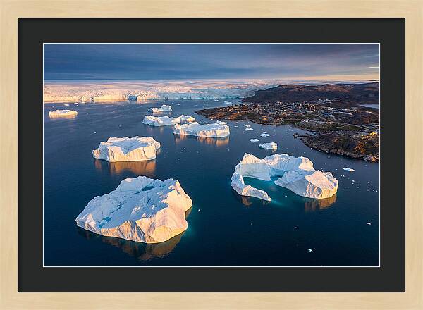 Disko Bay From Above
