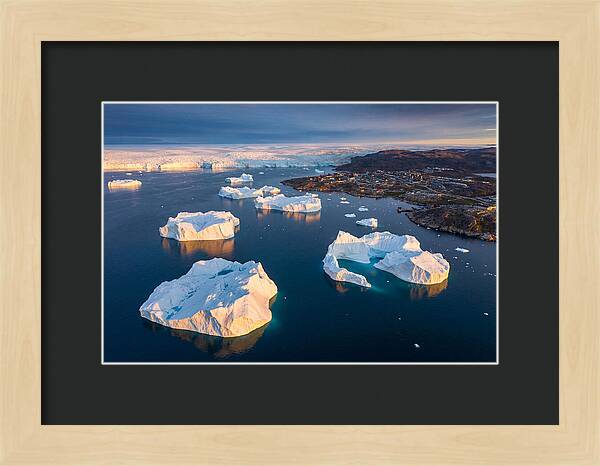 Disko Bay From Above