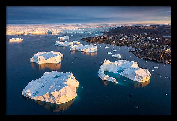 Disko Bay From Above