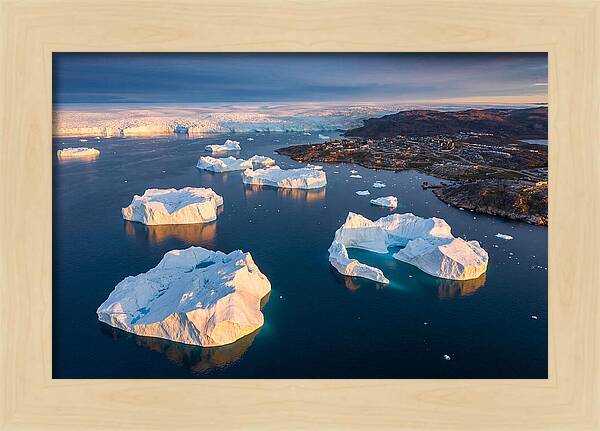 Disko Bay From Above
