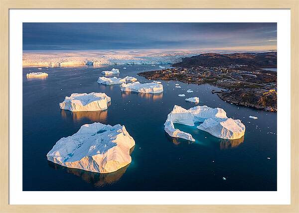 Disko Bay From Above