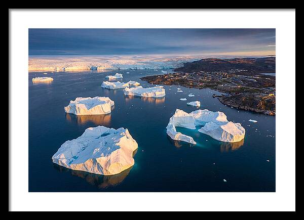 Disko Bay From Above